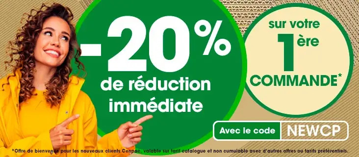 Offre -20% sur votre première commande